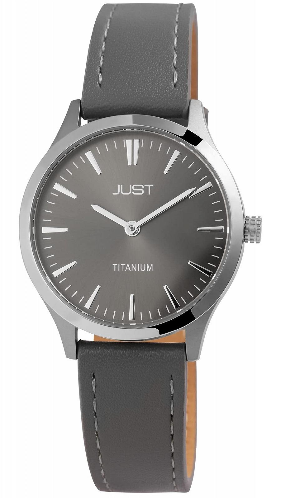 Женские часы Just JU10188, кожаный ремешок, титановый корпус, диаметр 33 мм, титановая застежка, аналоговый, кварцевый, фото №1 Женские часы Just JU10188, кожаный ремешок, титановый корпус, диаметр 33 мм, титановая застежка, аналоговый, кварцевый, фото №1