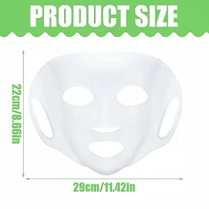 Багаторазова силіконова маска SGERUFZ для обличчя з гачками, 2 шт synthetic.ua - Фото 1