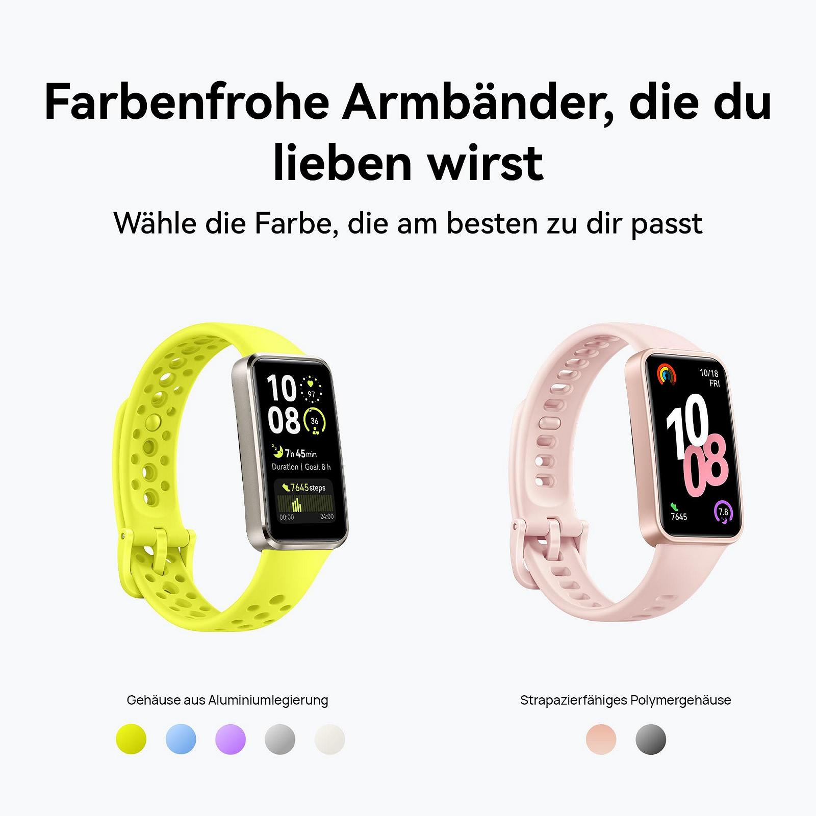 Смарт-годинник HUAWEI Band 10 AI-асистентом відстеження фітнесу, професійний аналіз сну, до 14 днів автономної роботи, тонкий корпус з алюмінієвого сплаву, iOS & Android, синій, фото №8