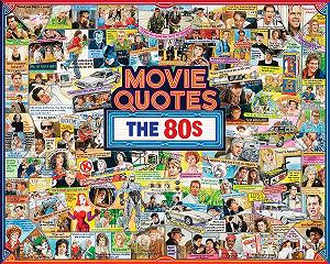 Пазл White Mountain Puzzles Movie Quotes The 80s Popular Pop Culture 1000 елементів - Фото 1