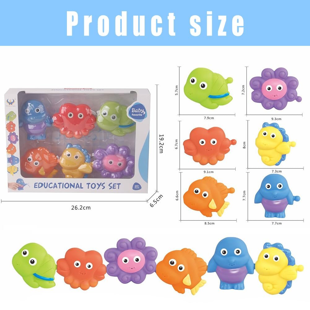 Игрушка-мячик текстурный 6 штук для детей, фото №2