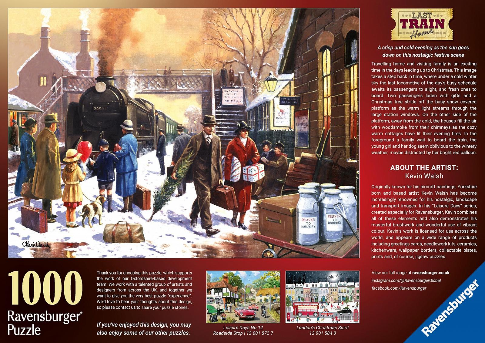 Пазл Ravensburger Last Train Home 1000 элементов, фото №6