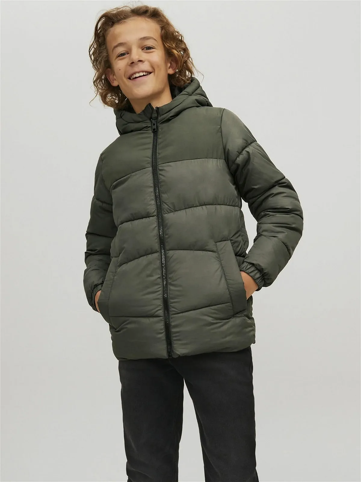 Куртка JACK & JONES Jungen Jjchili Puffer Hood Jnr, фото №2