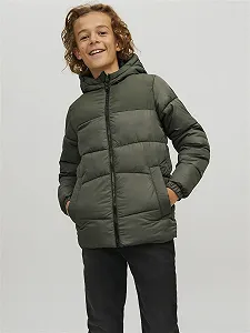 Куртка JACK & JONES Jungen Jjchili Puffer Hood Jnr synthetic.ua - Фото 1