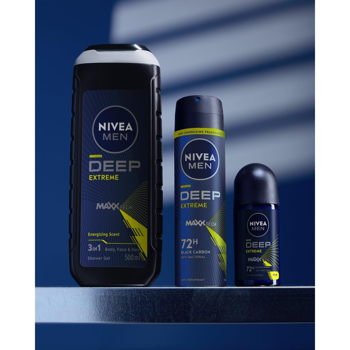 Гель для душа NIVEA MEN DEEP SPORT 500 мл, фото №3 Гель для душа NIVEA MEN DEEP SPORT 500 мл, фото №3