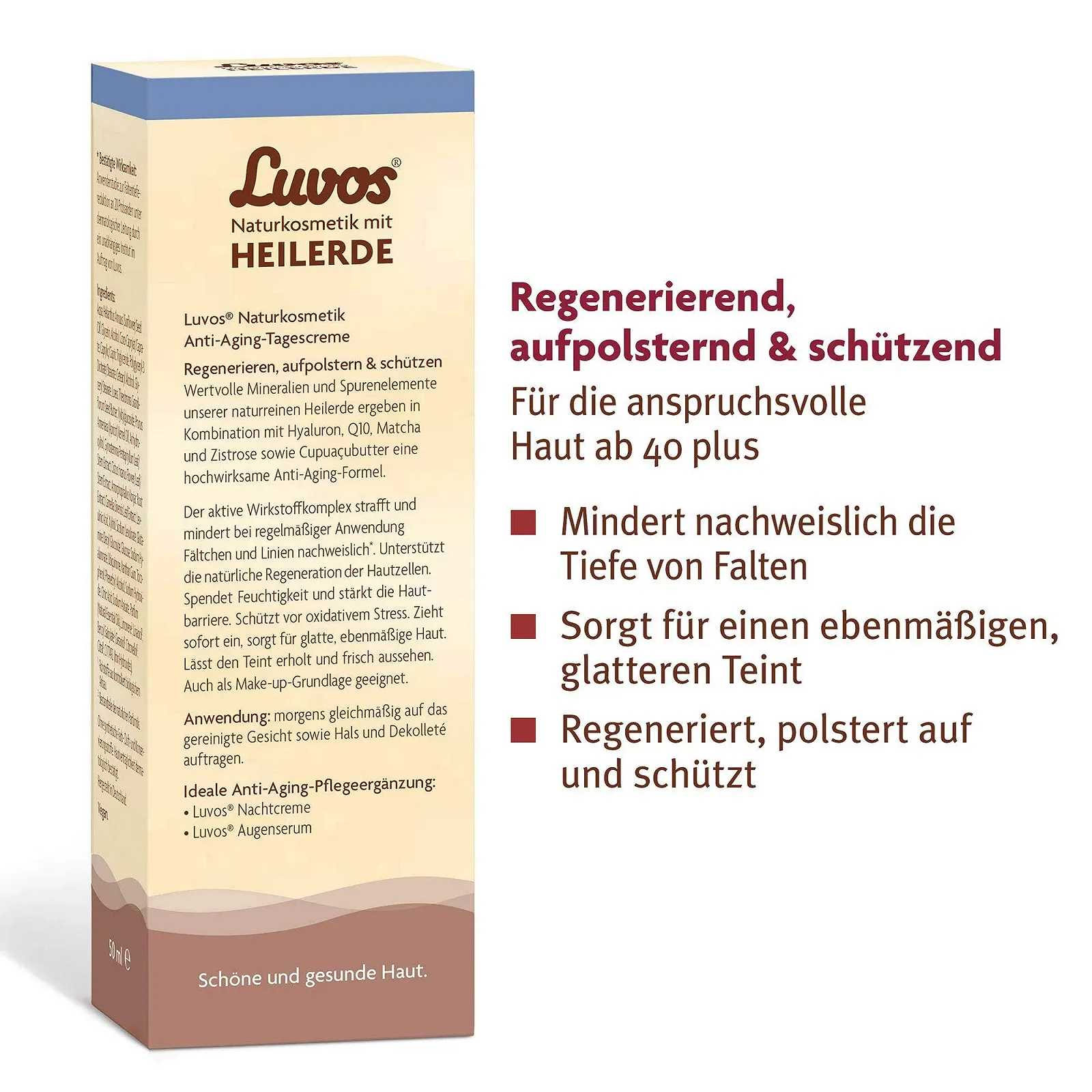 Денний крем Luvos Healing Earth Anti-Age Q10 50 мл, фото №4 Денний крем Luvos Healing Earth Anti-Age Q10 50 мл, фото №4