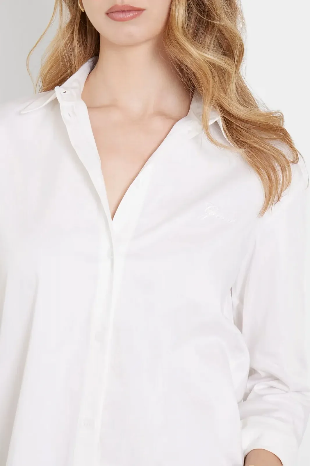 Класична сорочка на ґудзиках Guess / Жіноча / S / Біла, фото №3 Класична сорочка на ґудзиках Guess / Жіноча / S / Біла, фото №3
