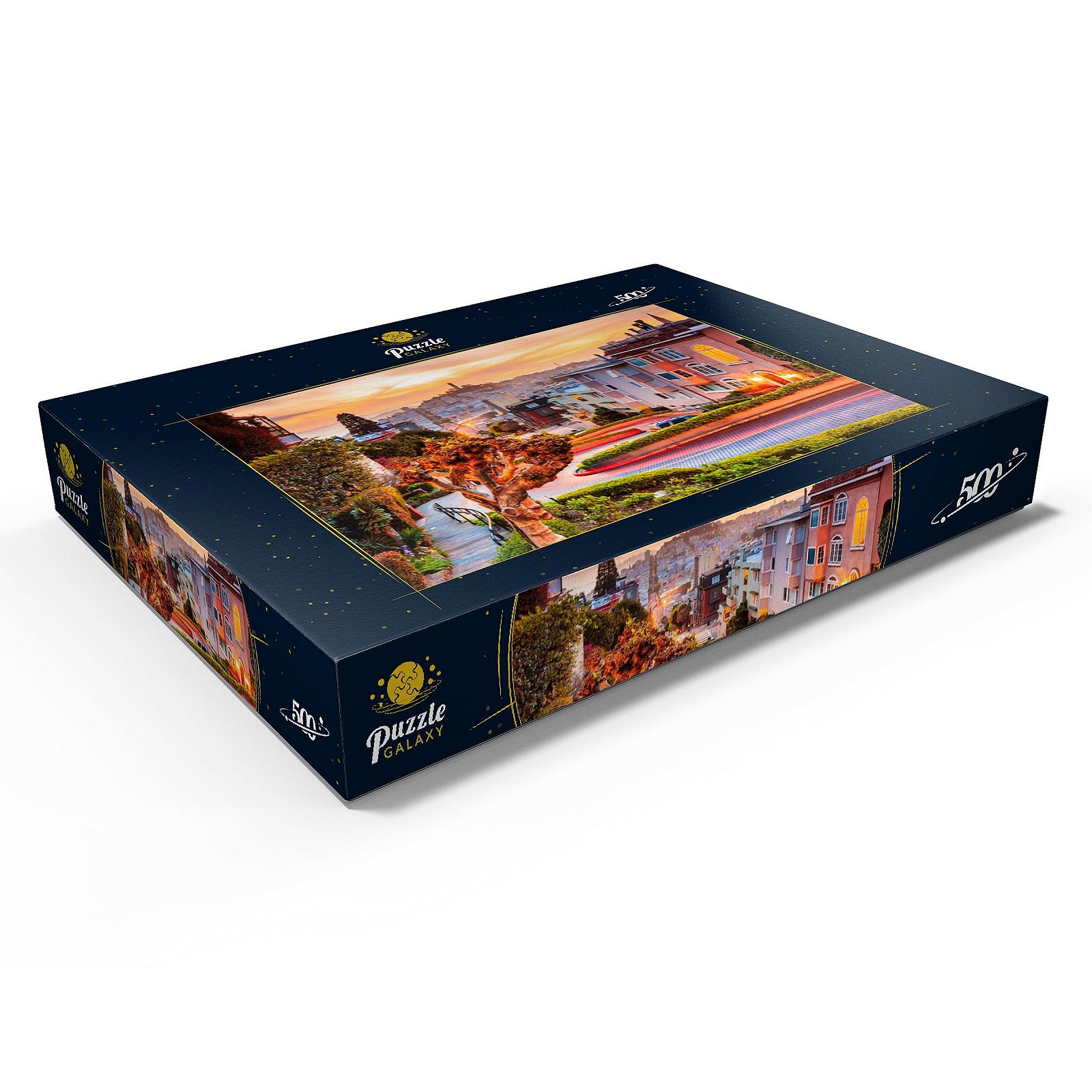Пазл MyPuzzle Special Collection Знаменитая Ломбард-стрит в Сан-Франциско на рассвете Premium 500 элементов, фото №3 Пазл MyPuzzle Special Collection Знаменитая Ломбард-стрит в Сан-Франциско на рассвете Premium 500 элементов, фото №3
