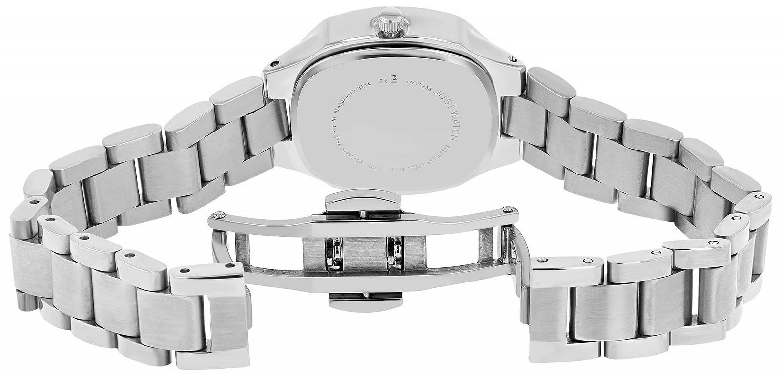 Женские часы Just Watch Elva Tonneau Two-Tone / Серебристый, фото №3