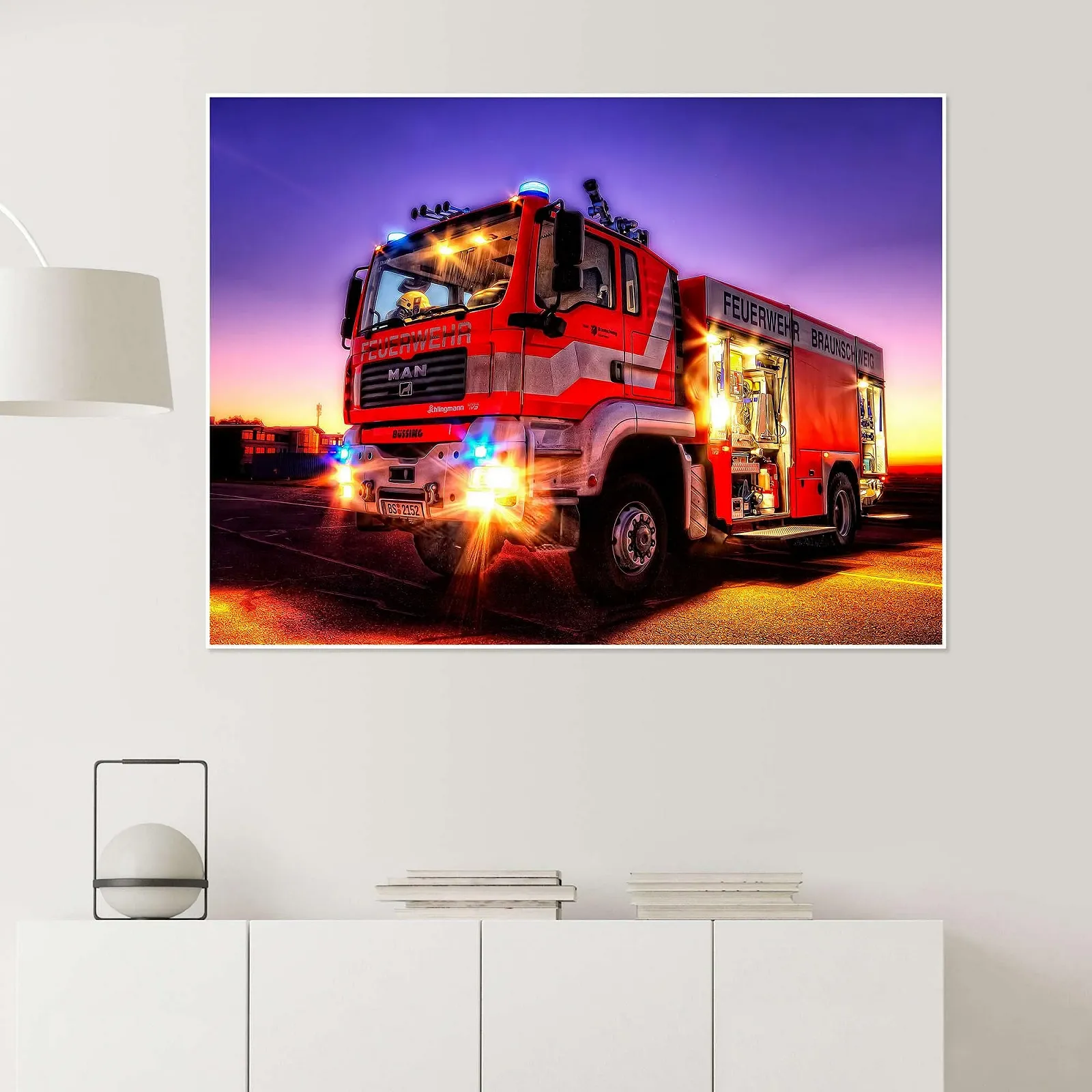 Постер Markus Will Fire Engine in Braunschweig 40 x 30 см, фото №4 Постер Markus Will Fire Engine in Braunschweig 40 x 30 см, фото №4