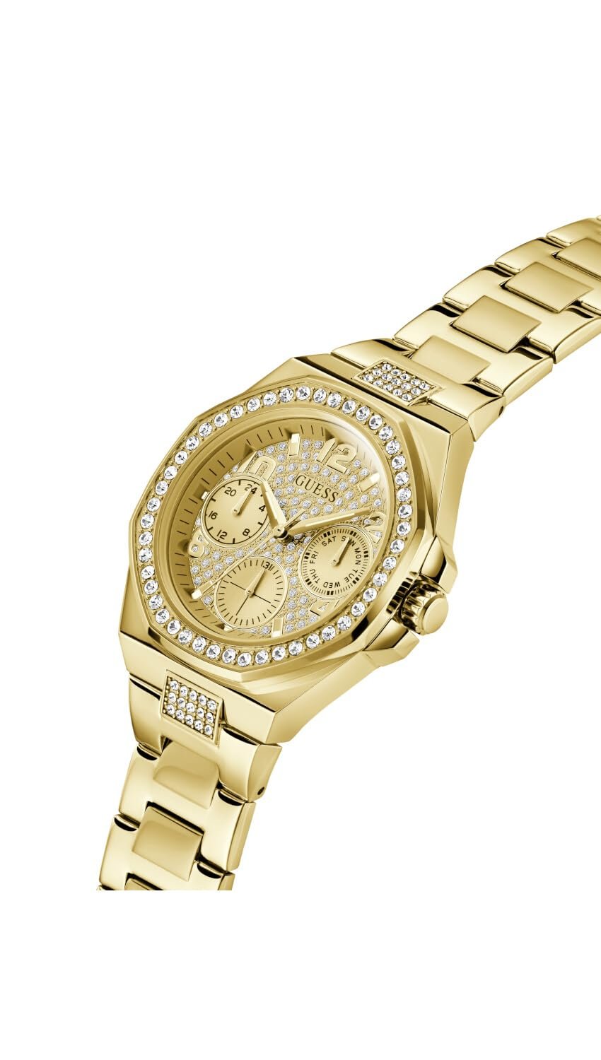 Часы Аналоговые Guess GW0777L2 Женские Кварцевые с ремешком из нержавеющей стали, фото №8