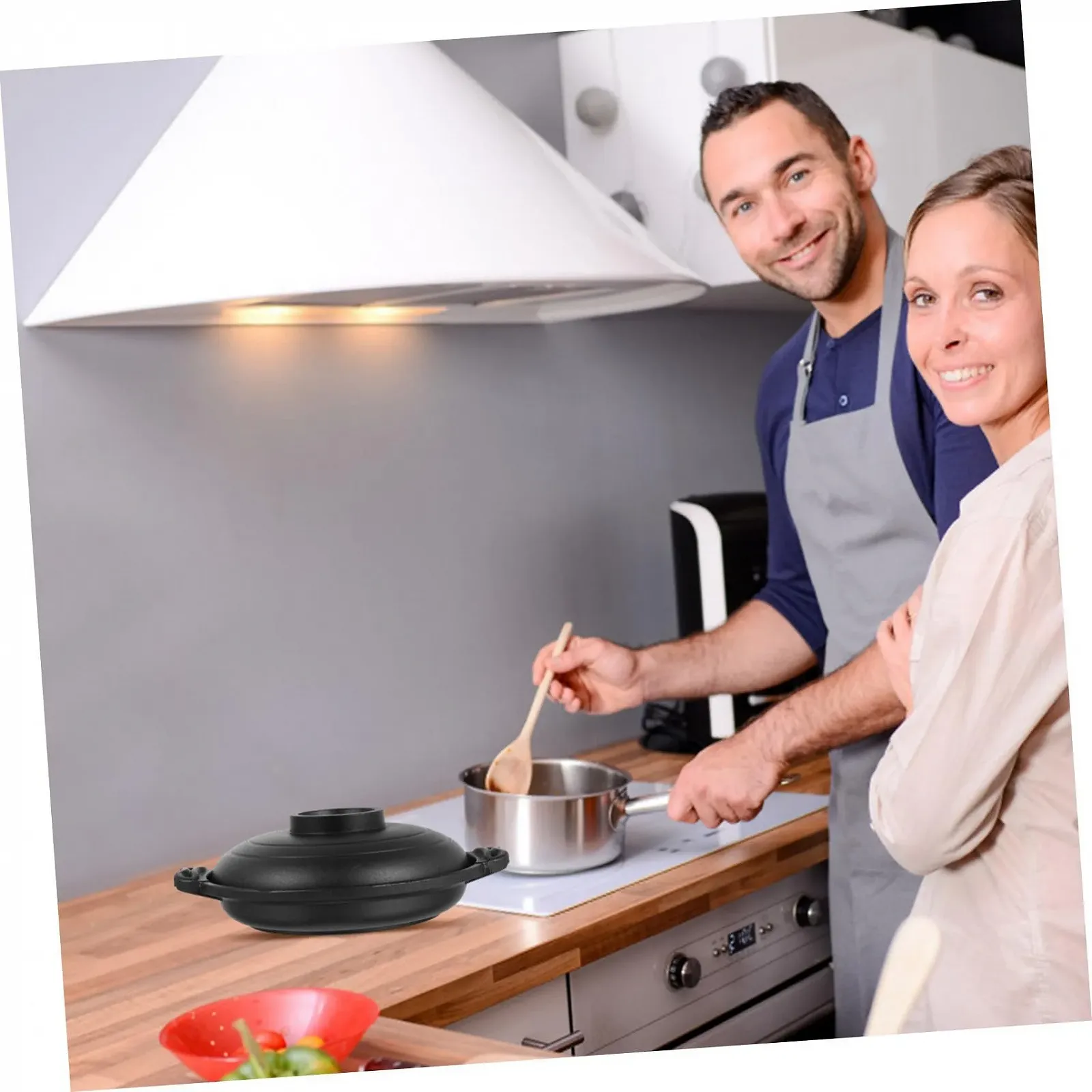 Кастрюля керамическая антипригарная термостойкая для индукционных плит, фото №8