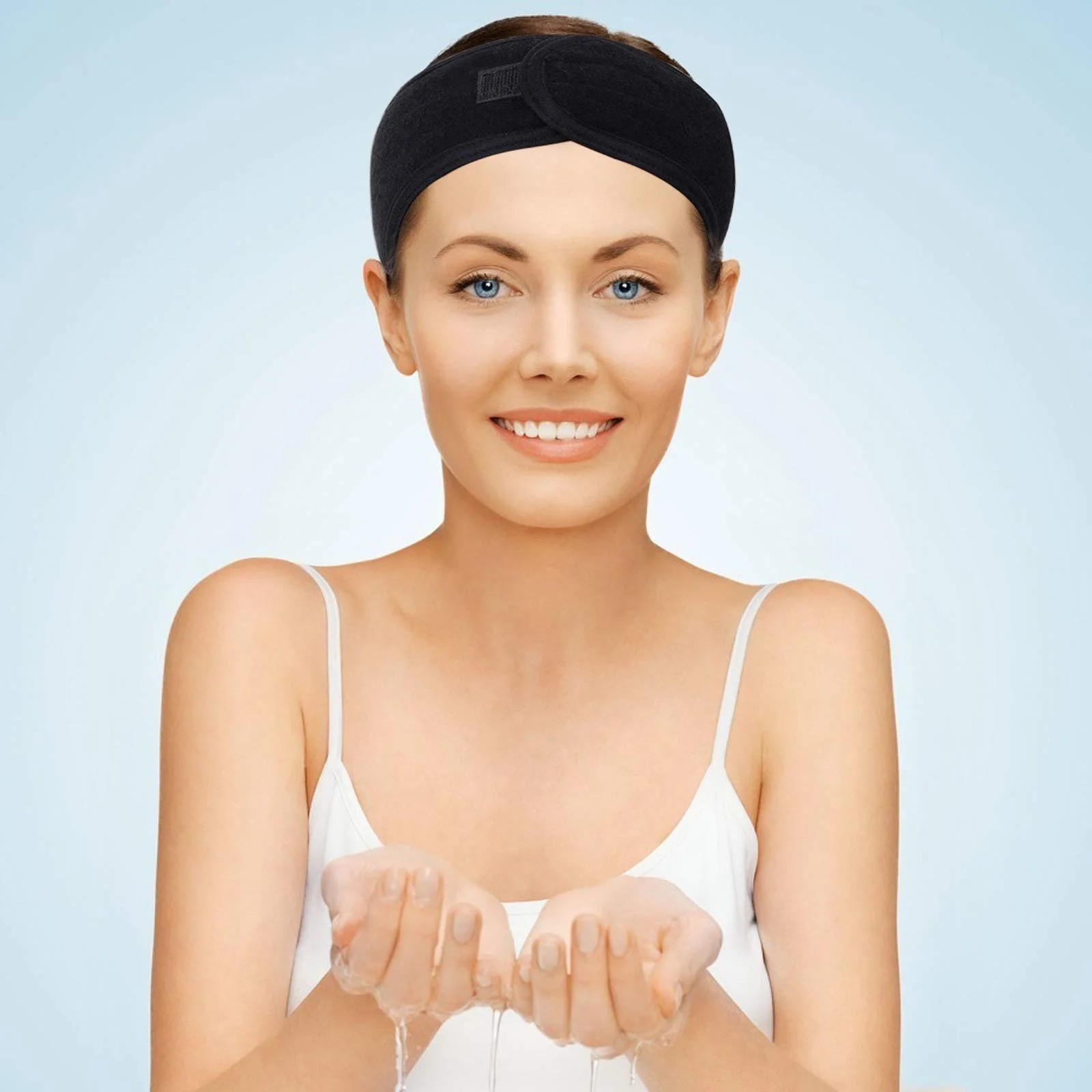 Пов'язка на голову для спа-процедур SourceTon, 6 шт, фото №6