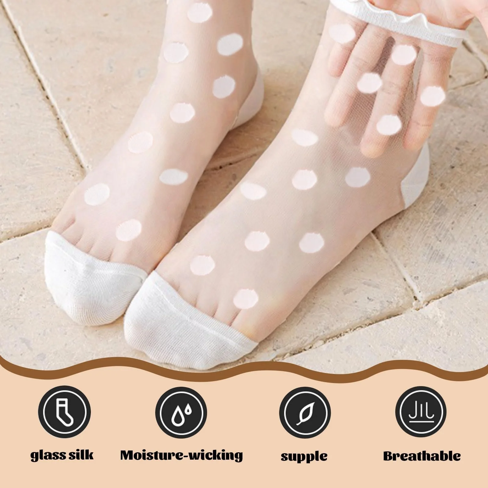 Шкарпетки Жіночі 3 Пари з Вишивкою, фото №4