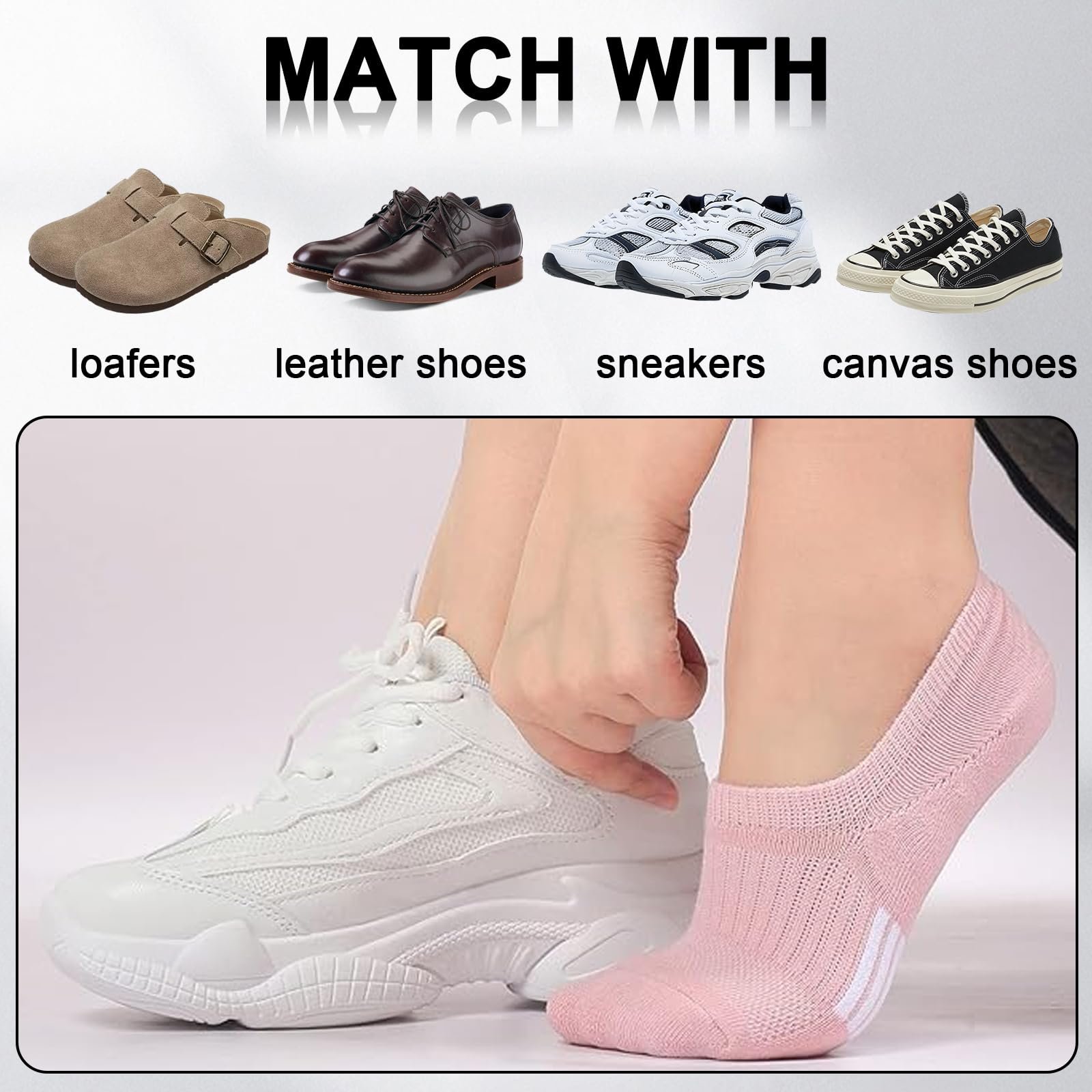 Носки спортивные, 6 пар, Черный, L (33-41), фото №4