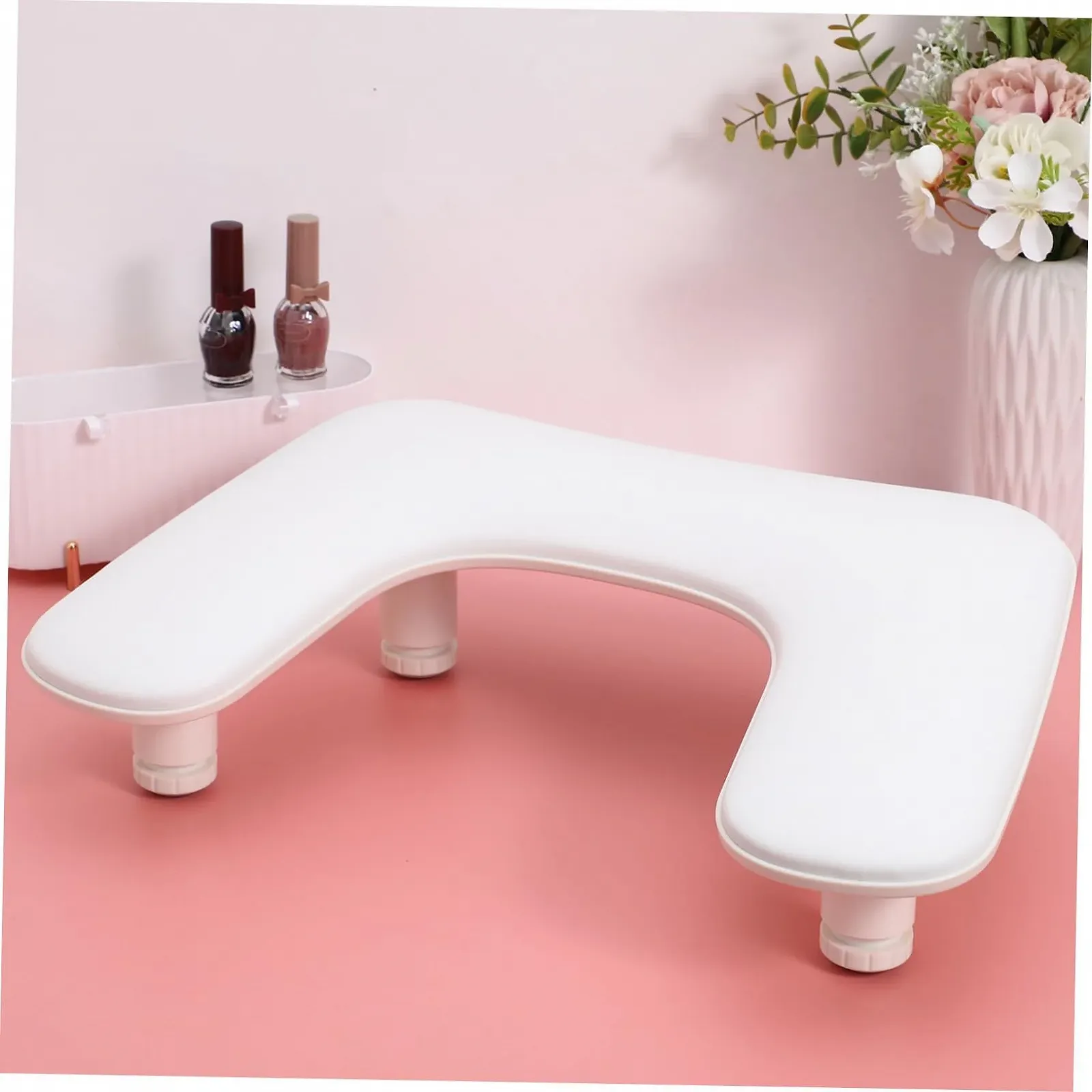 Підставка для рук для манікюру Ipetboom Пластик Білий, фото №6