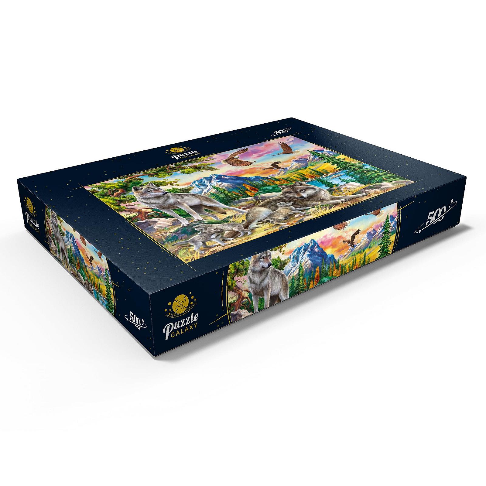 Пазл MyPuzzle Special Collection by Puzzle Galaxy Wolves and Eagles of the Wilderness (Волки и орлы дикой природы) 500 деталей 48 x 34 см, фото №3