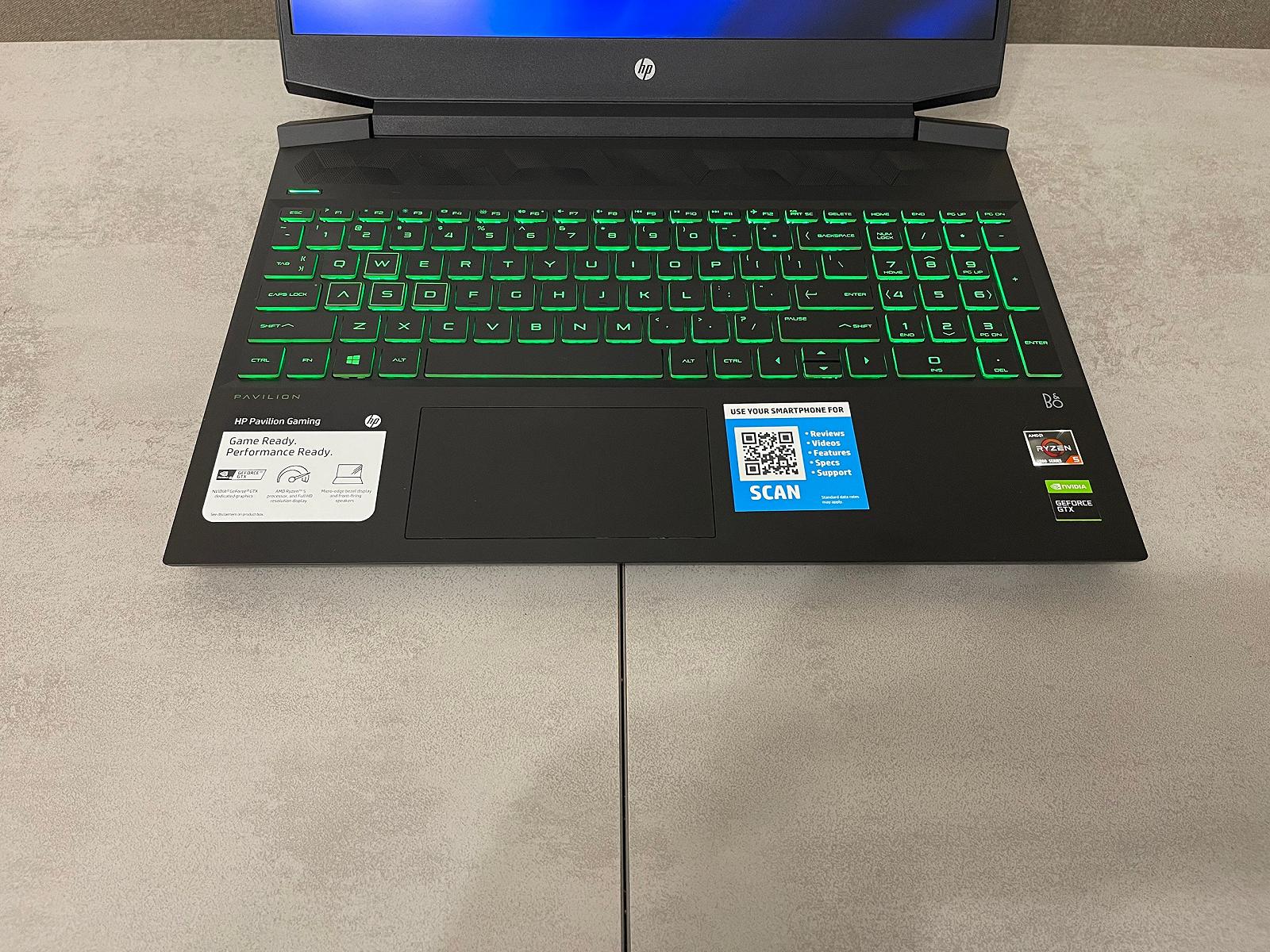 Ігровий ноутбук HP Pavilion 15-ec1073dx, 15,6 FHD, AMD Ryzen 5 4600H, 16GB, 256GB SSD + 500GB, nVidia GeForce GTX 1650 4GB, фото №3