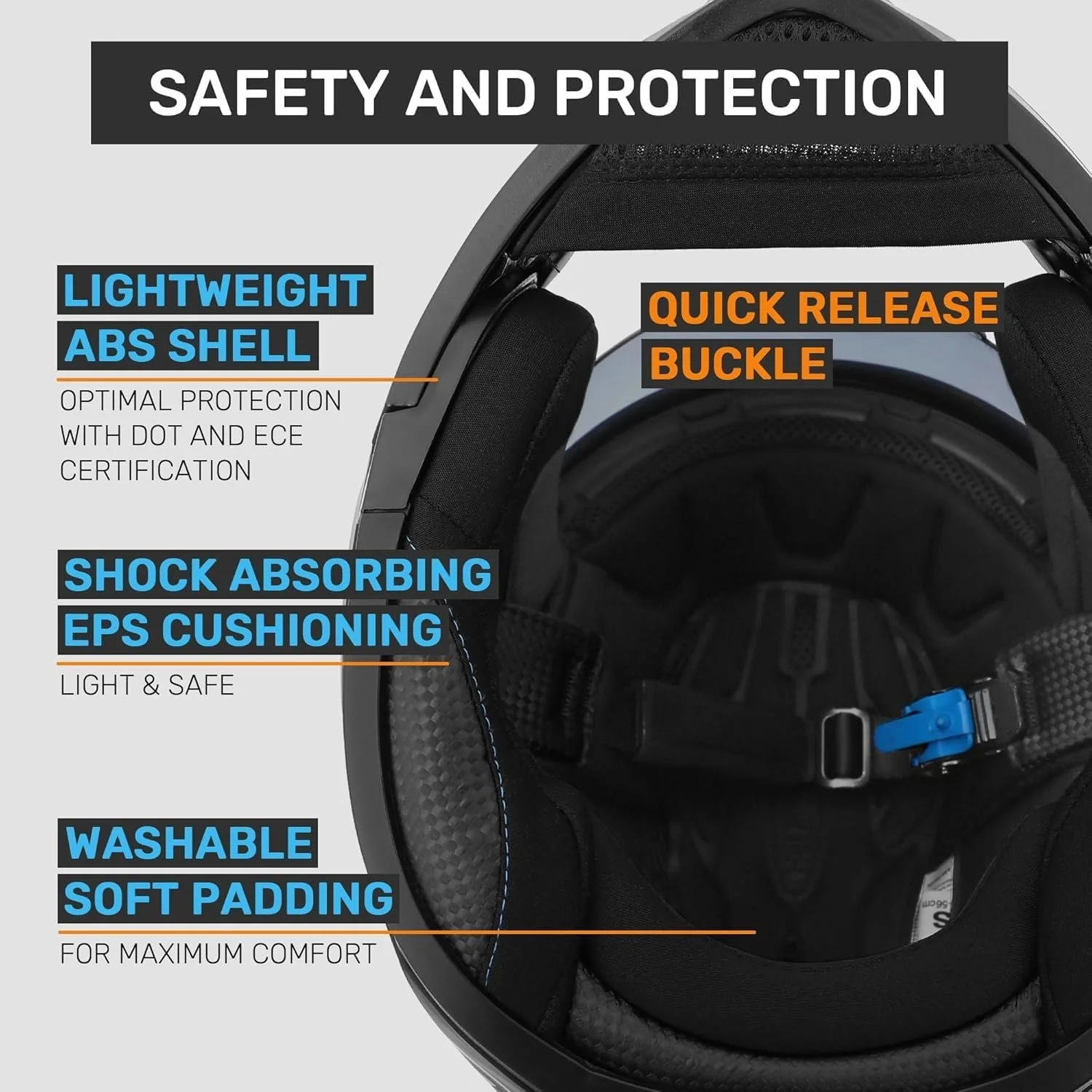 Мотошолом Westt Torque S (55-56) Чорно-сірий, фото №4 Мотошолом Westt Torque S (55-56) Чорно-сірий, фото №4