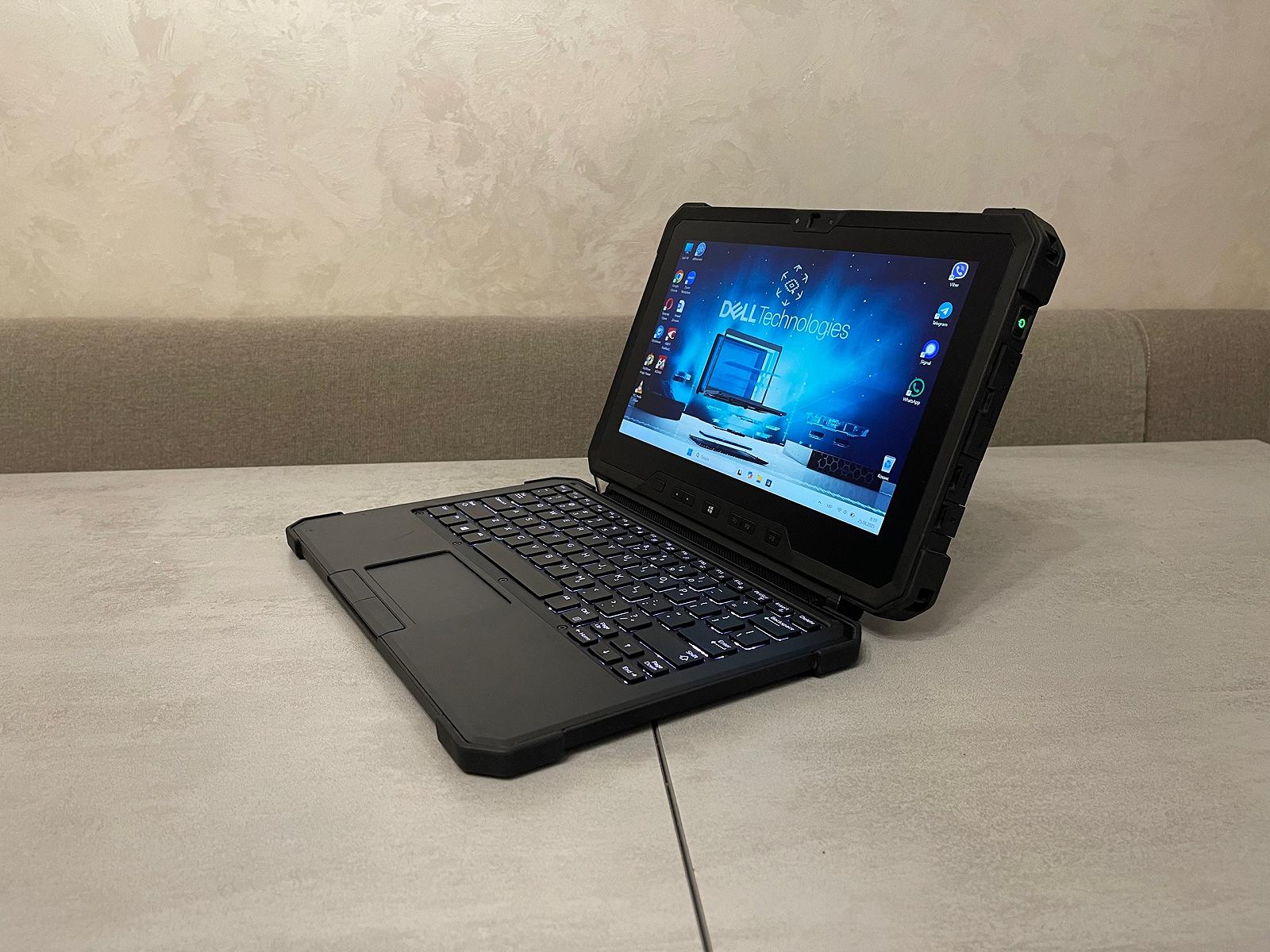 Захищений планшет Dell 7212 Rugged, 11.6" FHD, i5-8350U, 16GB, 256GB, клавіатура, стилус, 4G LTE, фото №3