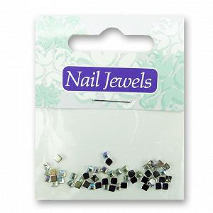 Акриловые стразы для ногтей EigenArt Прямоугольный Кристалл Iridescent - Фото 1