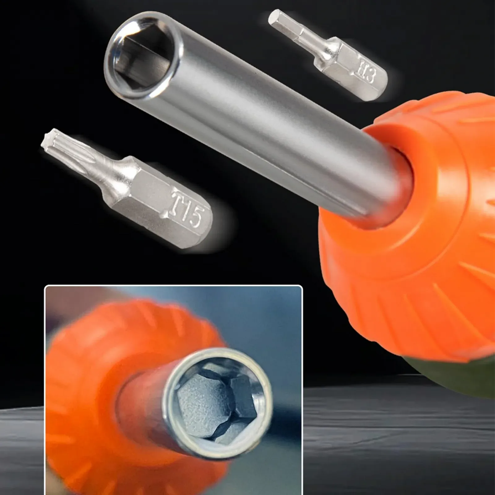 Набір викруток портативний прецизійний багатофункціональний з тріскачкою, фото №9