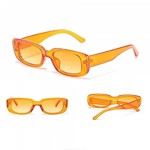 Сонцезахисні окуляри Прямокутні Ретро RUNHUIS для Жінок та Чоловіків, Великі synthetic.ua - Фото 1