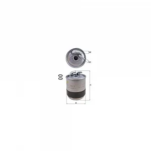 Паливний фільтр KNECHT KL 228/2D CHRYSLER FIAT MERCEDES-BENZ JEEP SMART - Фото 1