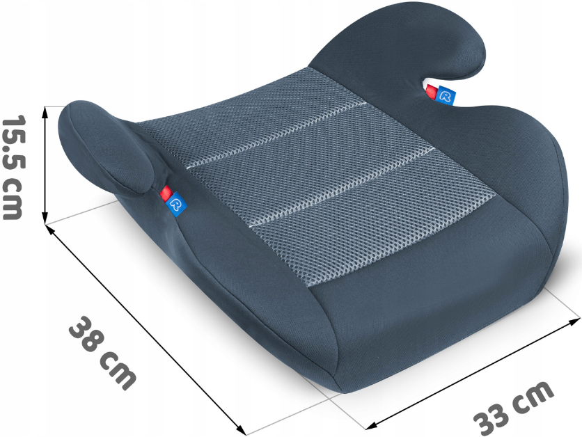 Автокресло бустер Ricokids BARIFLEX темно-серый Польша, фото №6