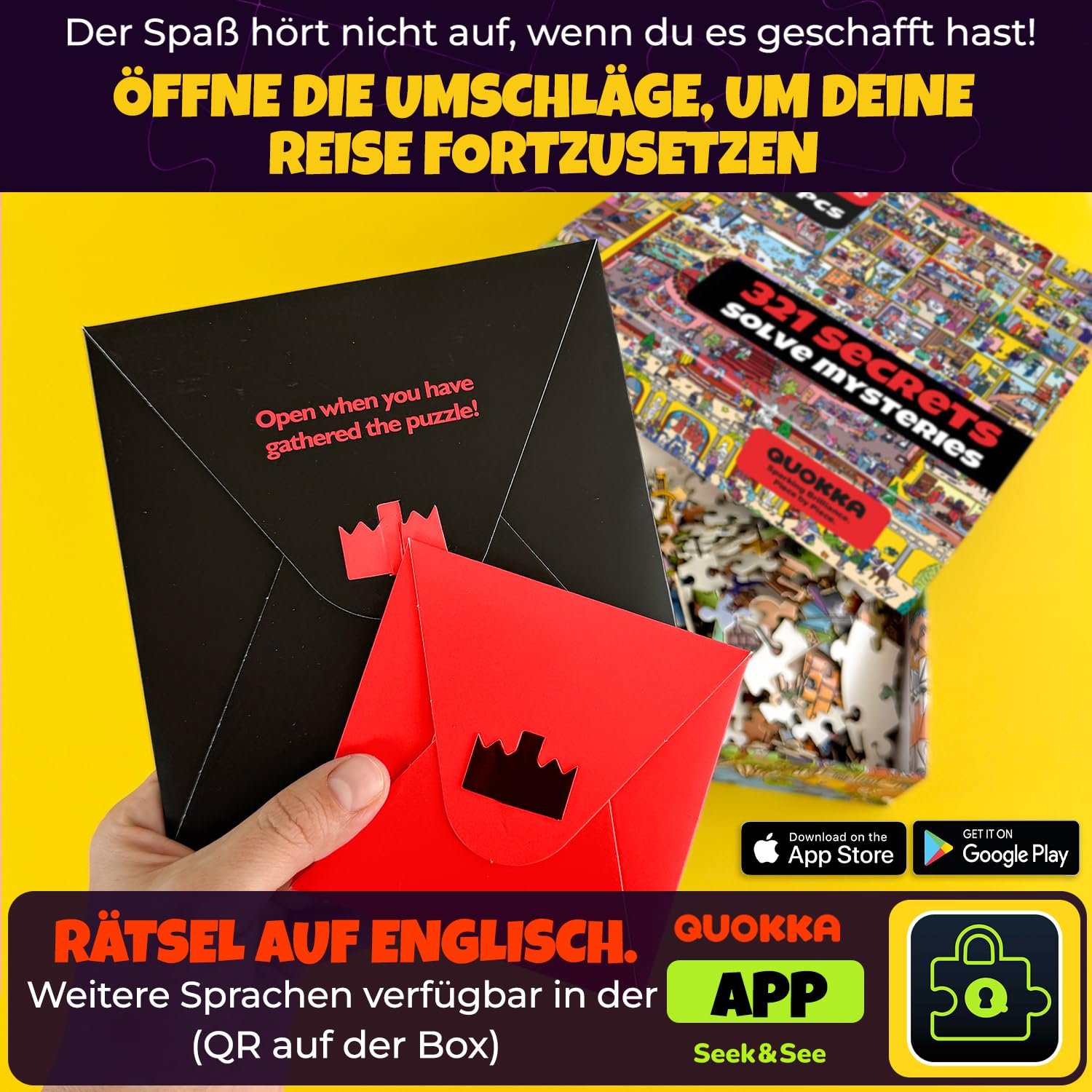 Пазл QUOKKA Galactic Tails 1000 деталей в высококачественной коробке, фото №4 Пазл QUOKKA Galactic Tails 1000 деталей в высококачественной коробке, фото №4