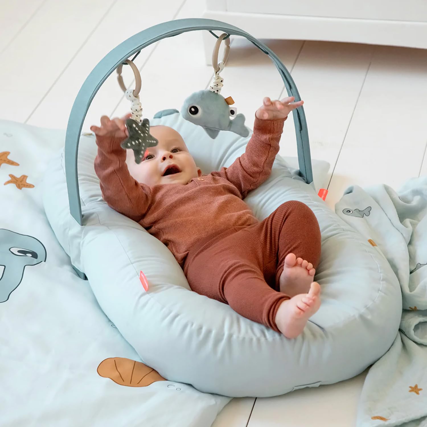 Игрушка Done by Deer Activity Подвесная Набор из 2 Wally Синий, фото №4