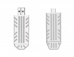 Зовнішній адаптер Onvian PH811S M.2 NVMe 2230 PCIe SSD to USB/USB-C 3.2 Silver synthetic.ua - Фото 1