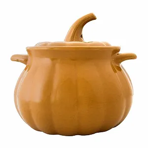 Форма для запекания Тыква Керамическая с крышкой Антипригарная 2 л - Фото 1
