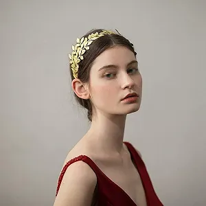 Обруч Золотой Лист Римская Богиня Греческая Богиня synthetic.ua - Фото 1