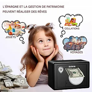 Скарбничка-сейф дитяча з кодовим замком для дому synthetic.ua - Фото 1