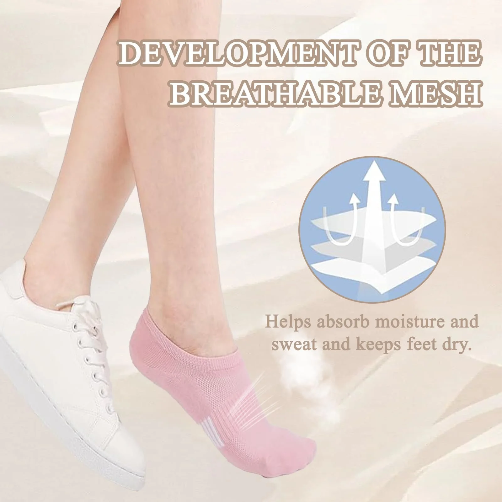 Шкарпетки Спортивні Без Назви Короткі Багатокольорові, 6 пар, фото №3