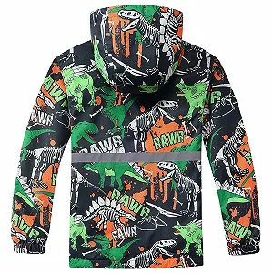 Детская дождевая куртка Fewlby с капюшоном,  водонепроницаемая synthetic.ua - Фото 1