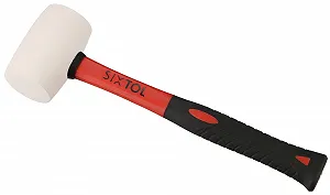 Резиновый молоток SIXTOL TPR HAMMER 220 г 285 мм Белый - Фото 1