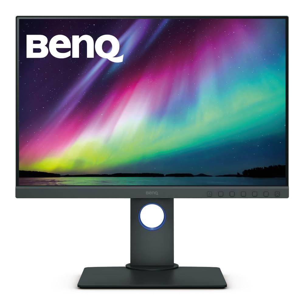 Монитор BenQ PhotoVue SW240 LED 24.1 дюйм (1920 x 1200 пикселей, 16:10, 99% Adobe RGB, 95% DCI-P3, 14-бит 3D LUT, IPS панель) для фотографов, черный, фото №1