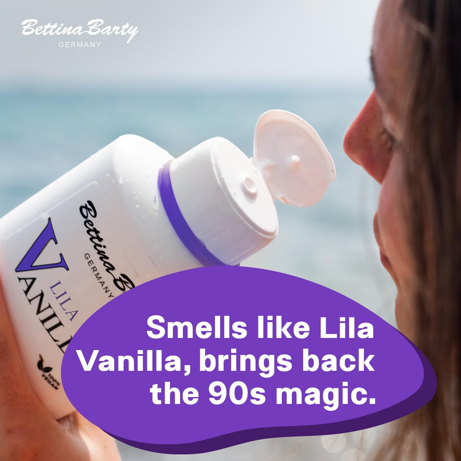 Гель для душу Bettina Barty Purple Vanilla Пудровий квітковий аромат 500 мл 12 шт., фото №5