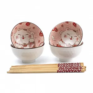 Миска Lachineuse Maneki Neko Набор 4 шт synthetic.ua - Фото 1