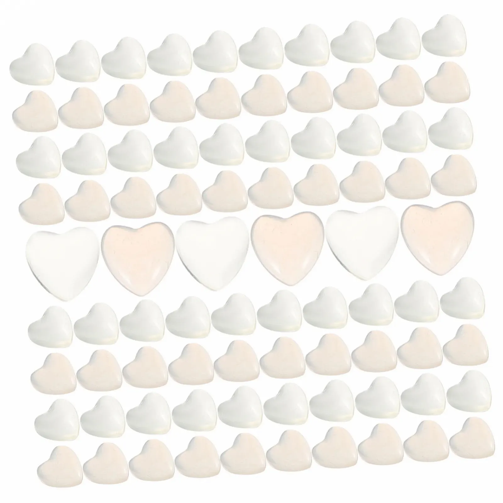 Украшения для ногтей Форма Сердца 100 шт. Блестящие украшения для маникюра, фото №1
