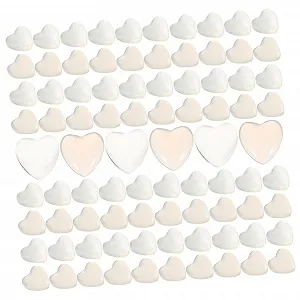 Украшения для ногтей Форма Сердца 100 шт. Блестящие украшения для маникюра - Фото 1