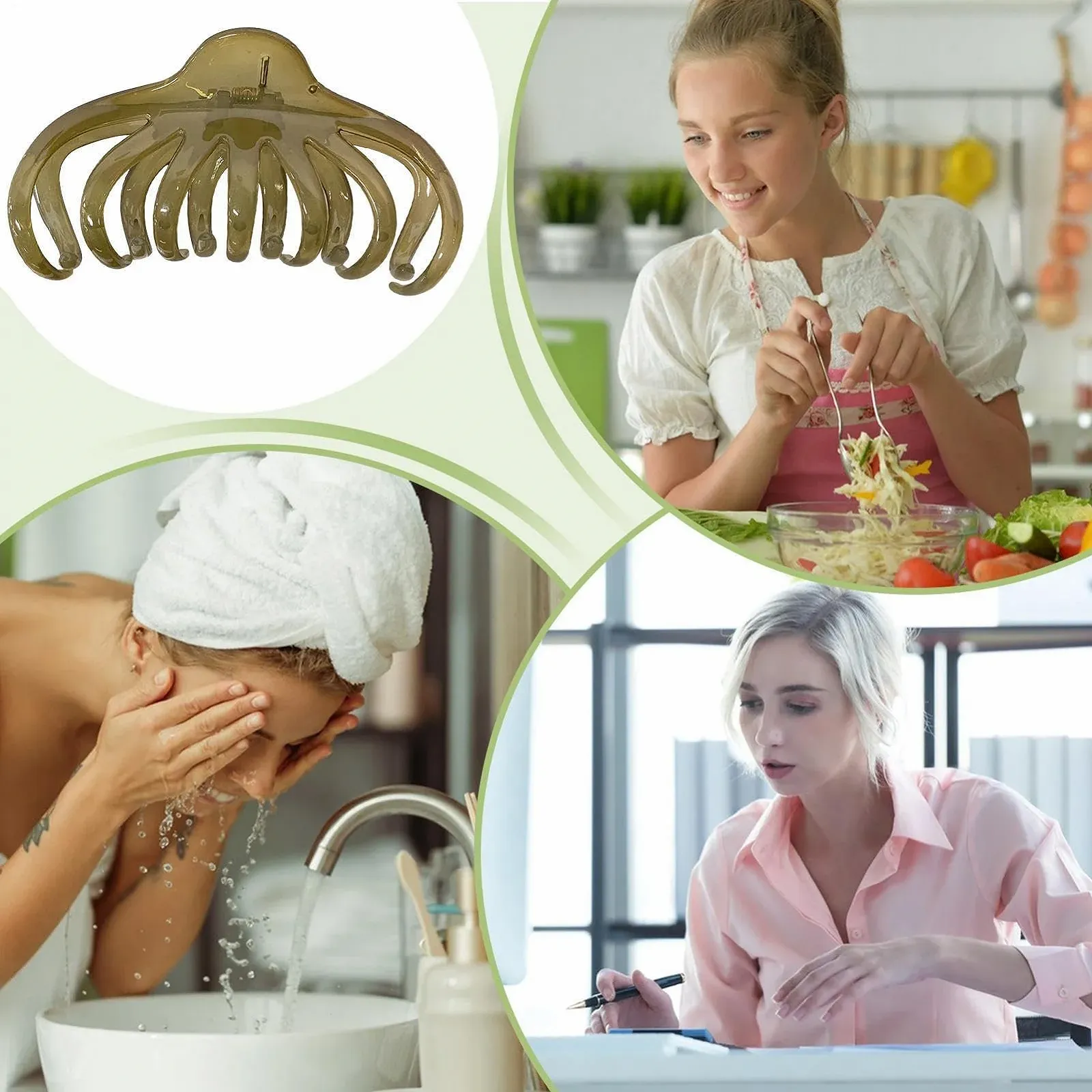 Краб для волос Без бренда Octopus Характеристики Большой размер Цвет, фото №3 Краб для волос Без бренда Octopus Характеристики Большой размер Цвет, фото №3