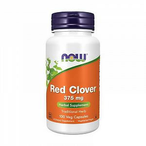 Красный клевер NOW Red Clover 375 mg 100 veg softgels - Фото 1