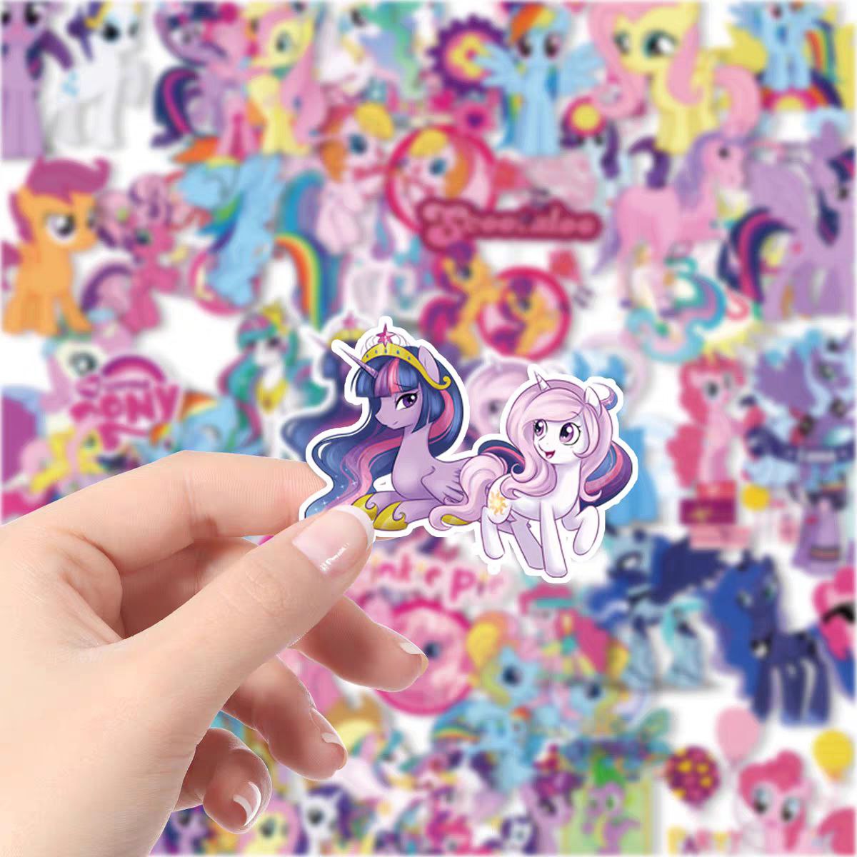 Поні стікери наклейки Май Літл Поні Мій маленький поні My Little Pony Дружба це диво аксесуари 61 шт, фото №5