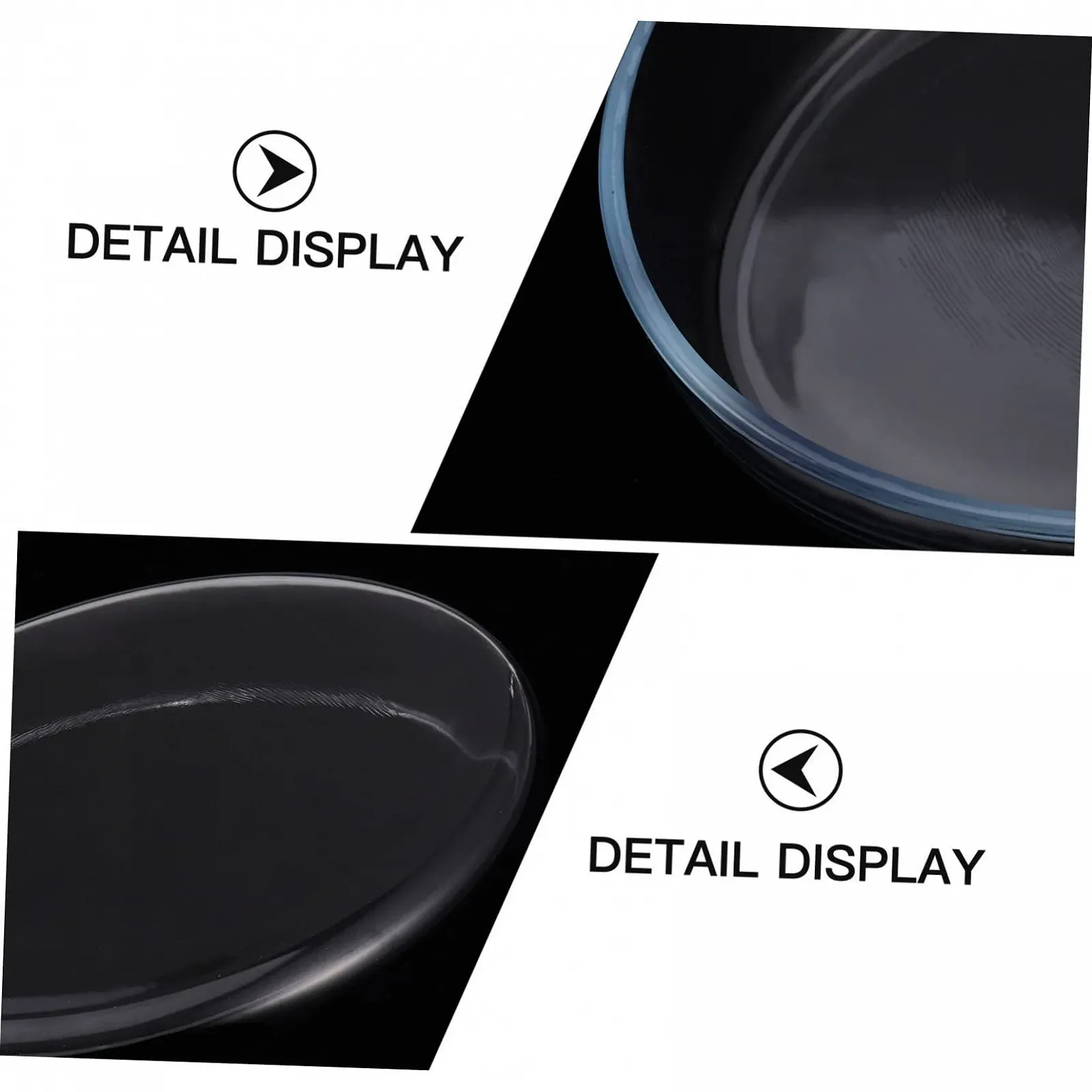 Форма для запекания GLEAVI Овальная Термостойкое стекло Закругленные края, фото №8