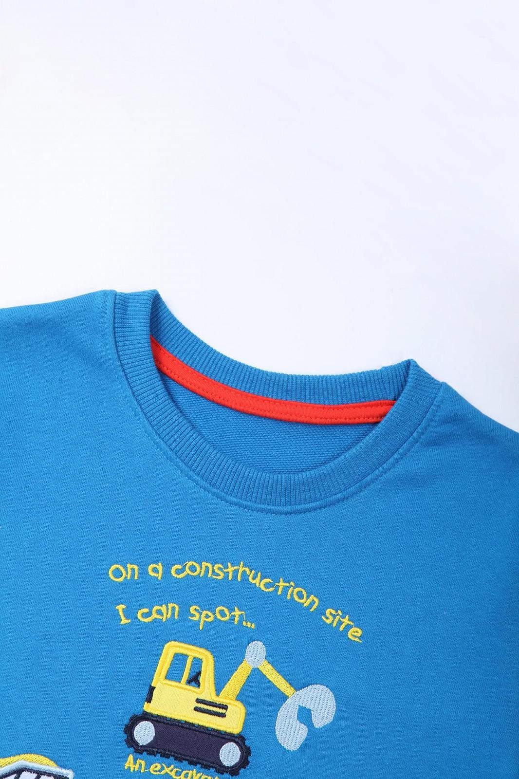 Толстовка для мальчиков Alleen Digger Хлопок - Мягкая рубашка с длинными рукавами для детей 3-7 лет, фото №4