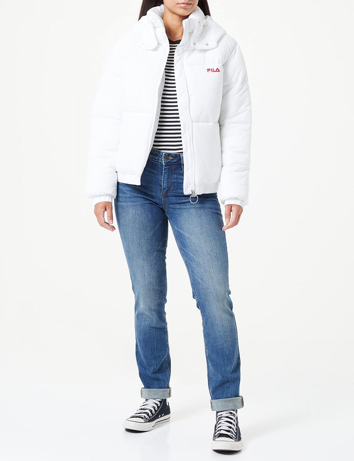 Куртка пуховая Fila Bender Cropped Puffer женская, фото №2