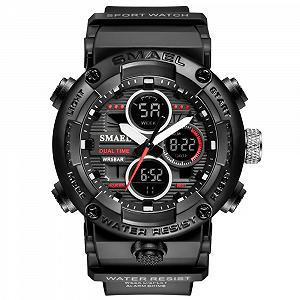 Мужские наручные часы Smael 8038 Black -LVR - Фото 1
